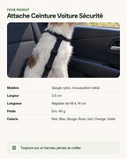 Attache Ceinture Voiture Sécurité – fiche produit