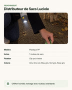 Distributeur de Sacs Luciole – fiche produit