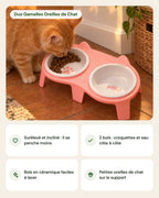 Duo Gamelles Oreilles de Chat – points forts