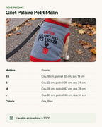 Gilet Polaire Petit Malin – fiche produit