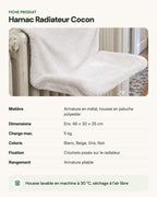 Hamac Radiateur Cocon – fiche produit