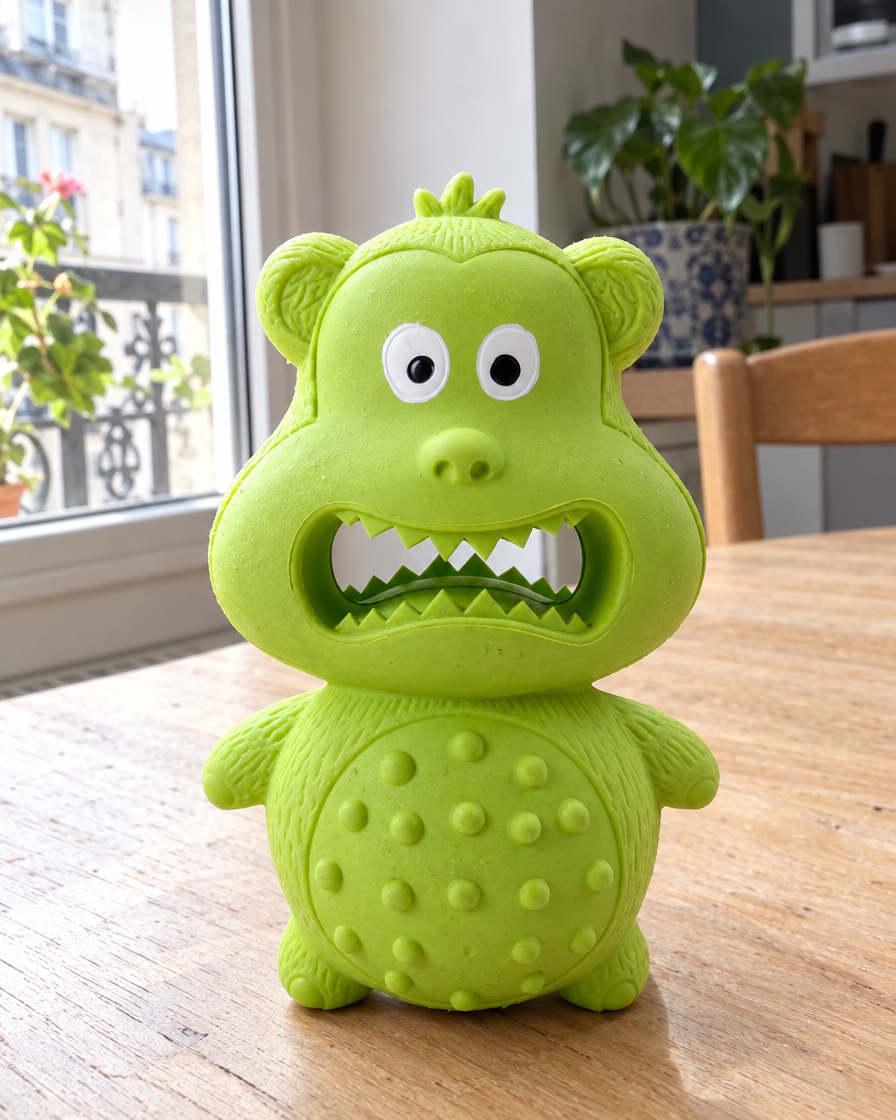 Jouet monstre à mâcher vert NordPet