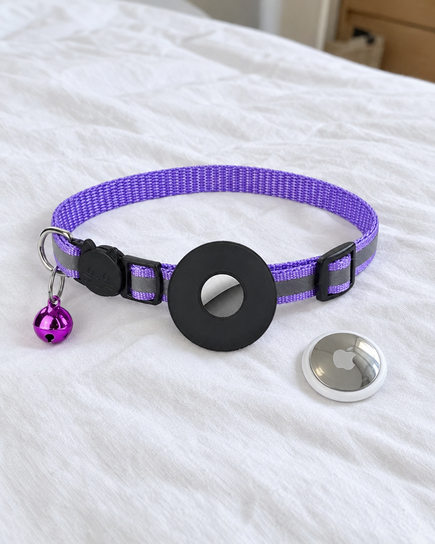 Collier porte-AirTag réfléchissant NordPet