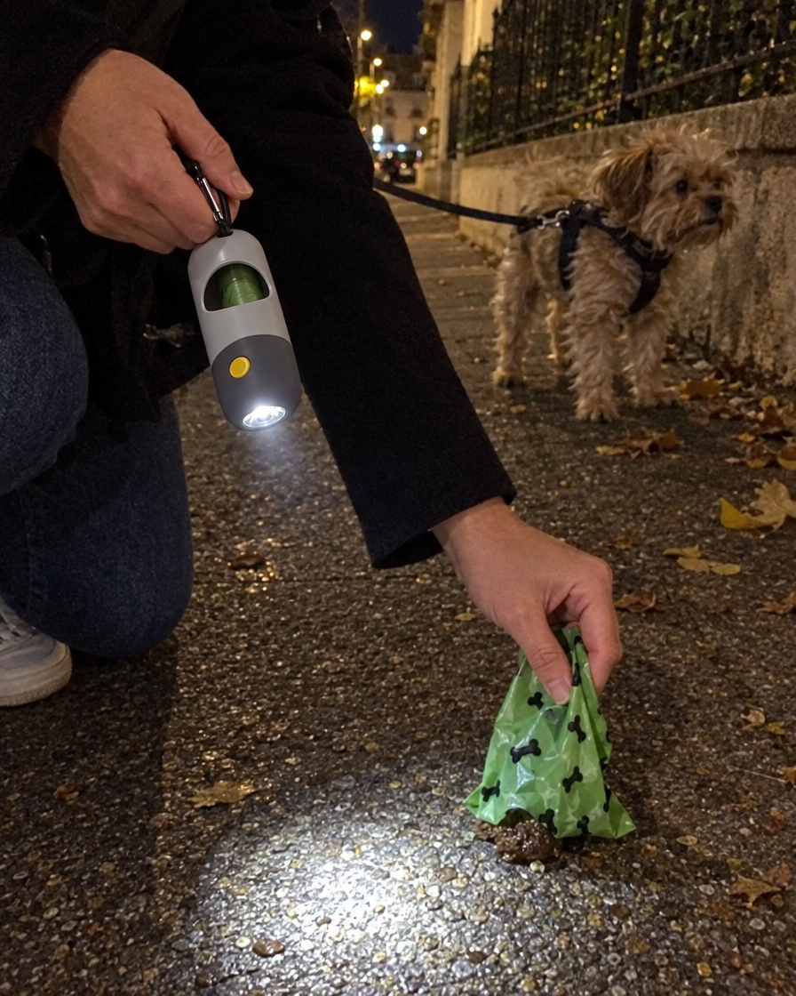 Lampe LED du distributeur la nuit