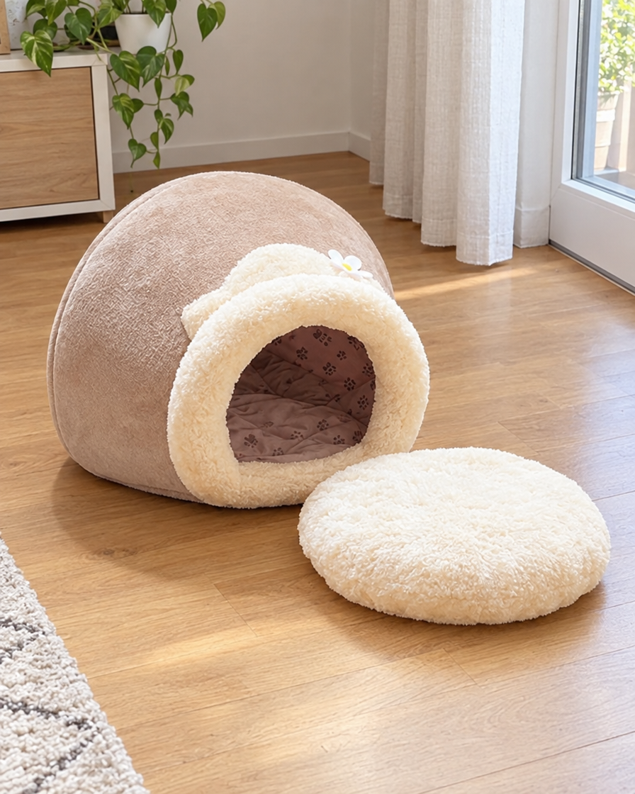 Coussin amovible du lit grotte