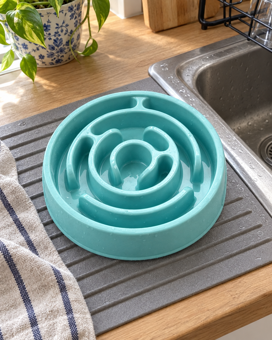 Gamelle anti-glouton propre