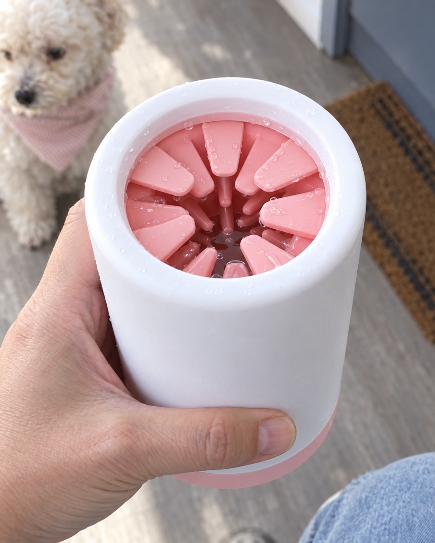 Picots en silicone du nettoyeur de pattes