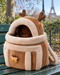 Sac à dos de transport peluche renne NordPet
