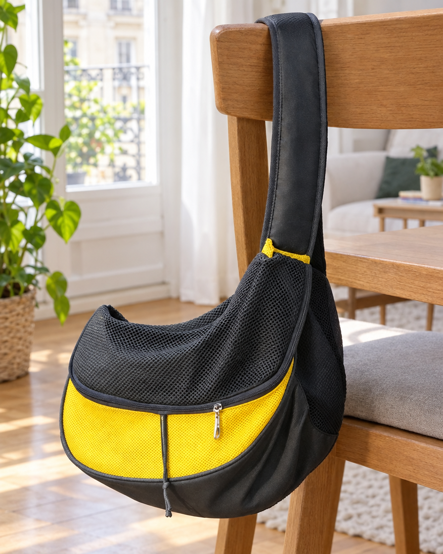 Sac de transport bandoulière en filet NordPet