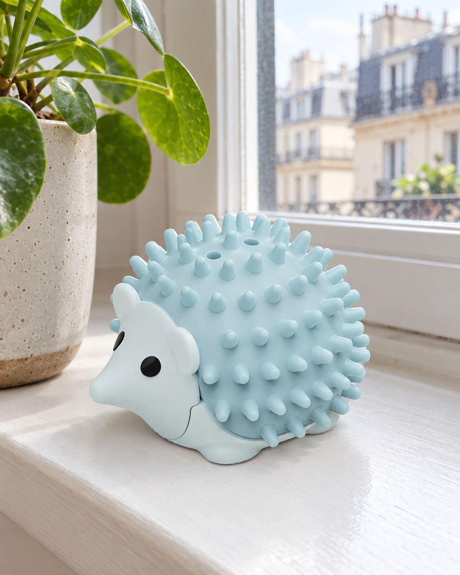 Brosse hérisson de massage pour chat
