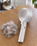 Brosse vapeur et poils morts retirés