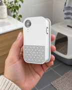 Désodorisant compact pour litière en main