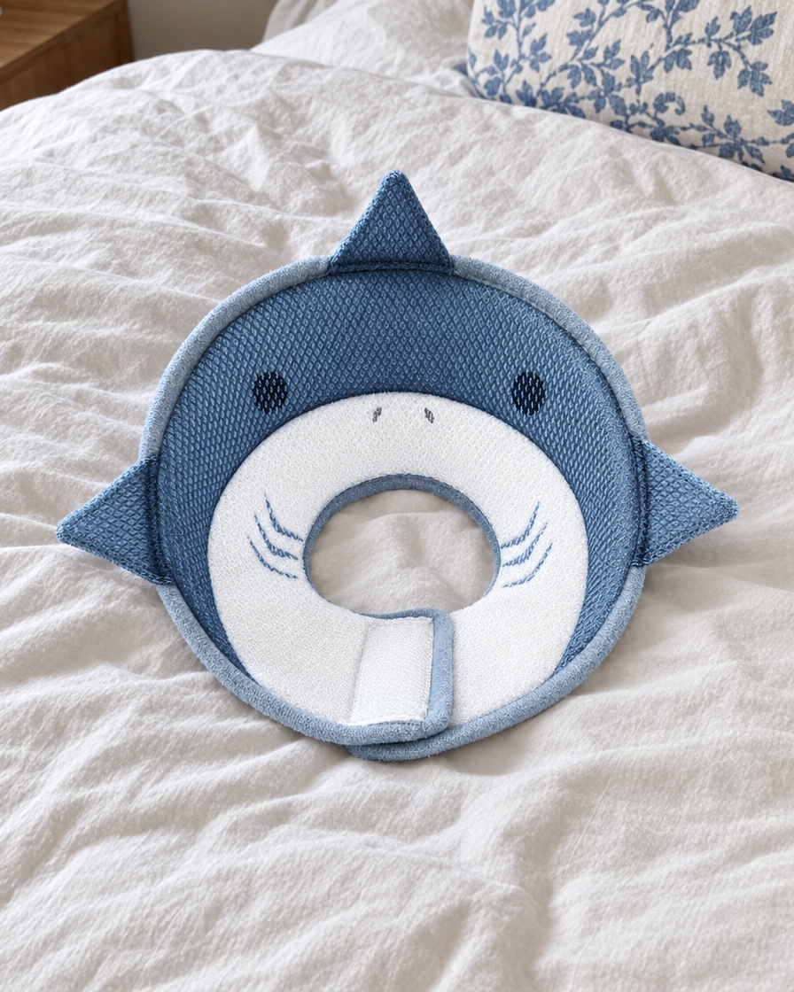 Collerette souple requin pour chat
