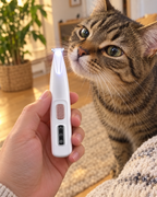 Tondeuse de précision à LED pour chat