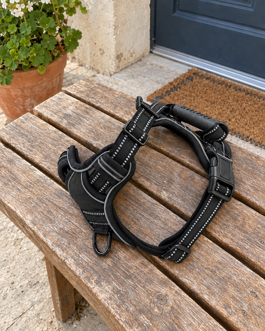 Harnais Anti-Traction Balade Sereine – coloris Noir