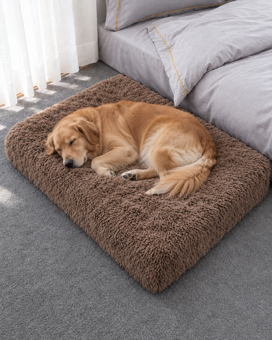 Coussin Mémoire Onde Douce – coloris Marron