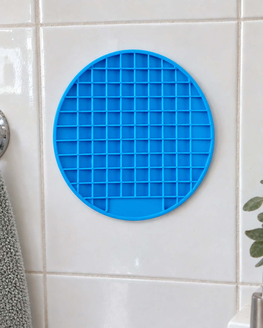 Tapis à Lécher Zen Ventouse – coloris Bleu