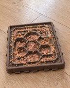 Assiette Lente Alvéoles – coloris Marron