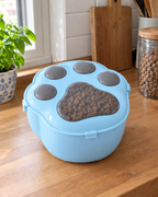 Boîte à Croquettes Patte Fraîcheur – coloris Bleu