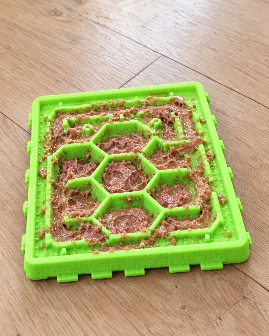 Assiette Lente Alvéoles – coloris Vert