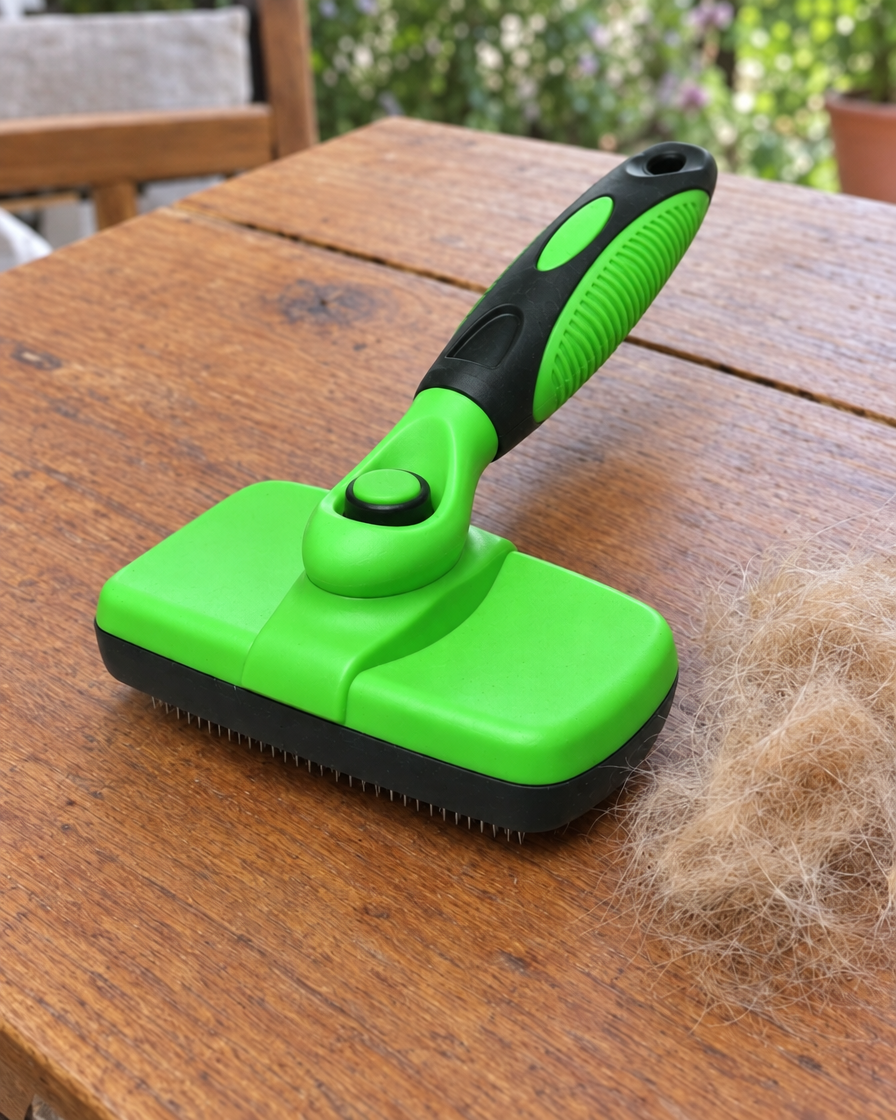 Brosse Carde Clic-Nettoyage – coloris Vert