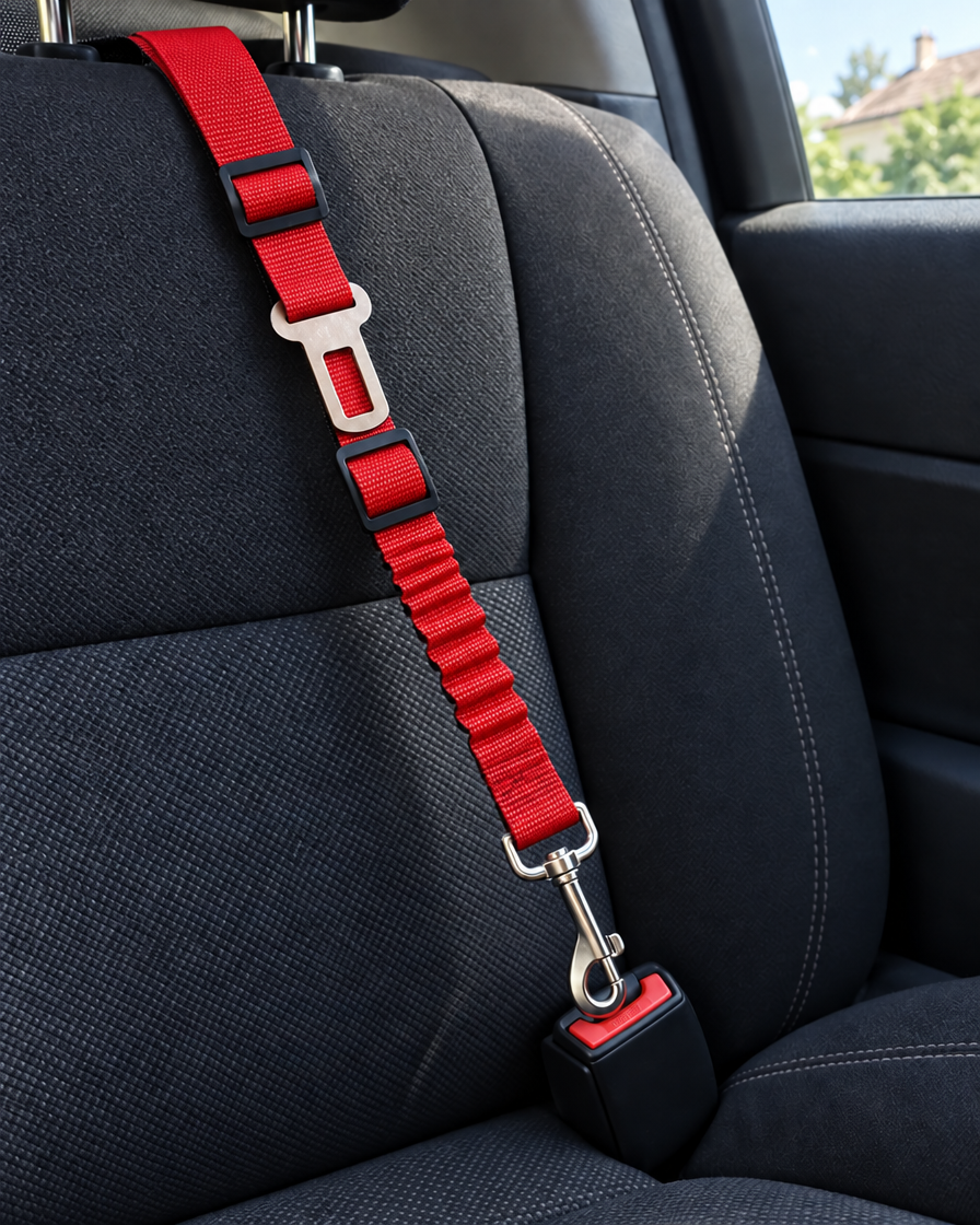 Attache Ceinture Voiture Sécurité – coloris Rouge