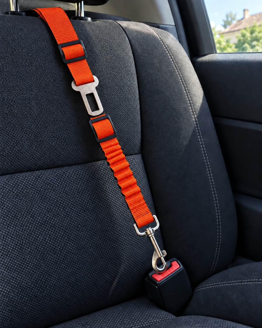 Attache Ceinture Voiture Sécurité – coloris Orange