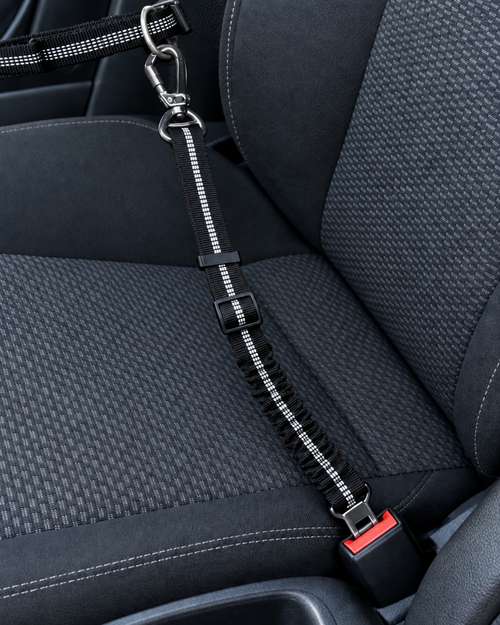 Ceinture Voiture Amortie Réfléchissante – coloris Noir