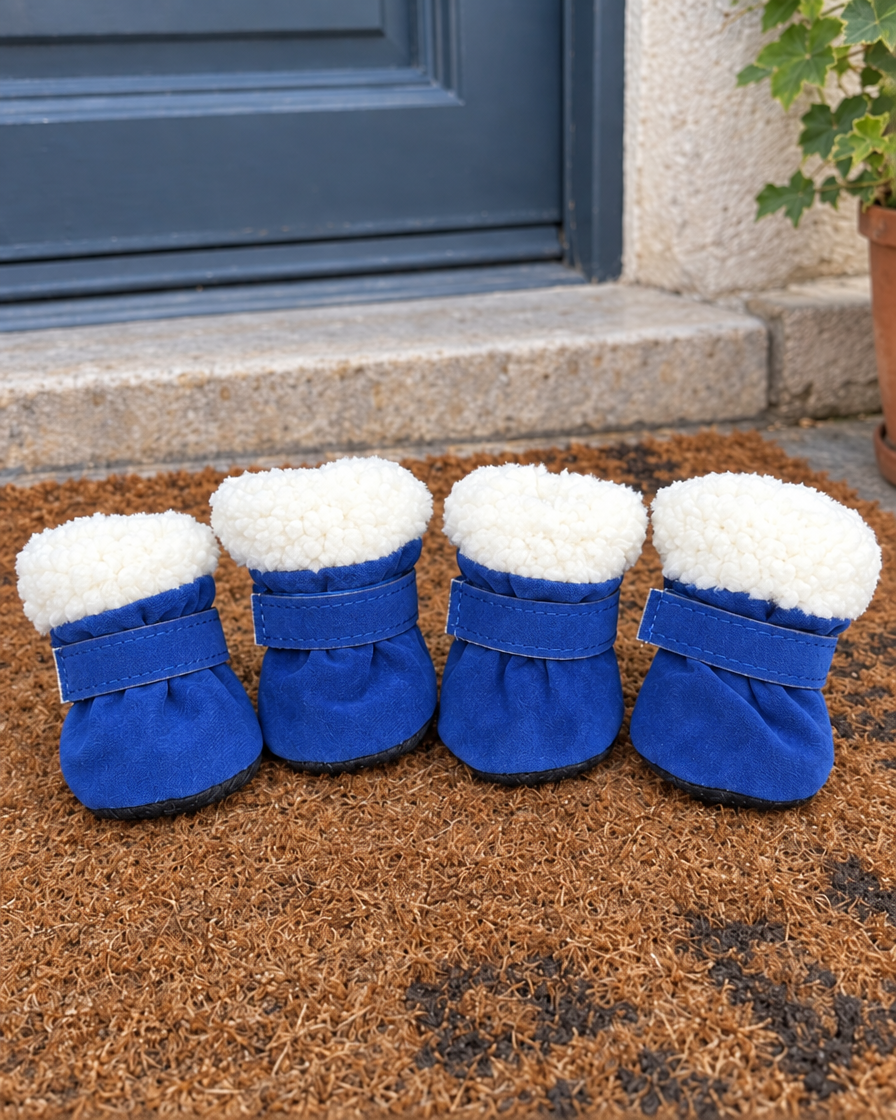 Bottines Polaires Neige (x4) – coloris Bleu