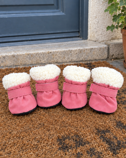 Bottines Polaires Neige (x4) – coloris Rose