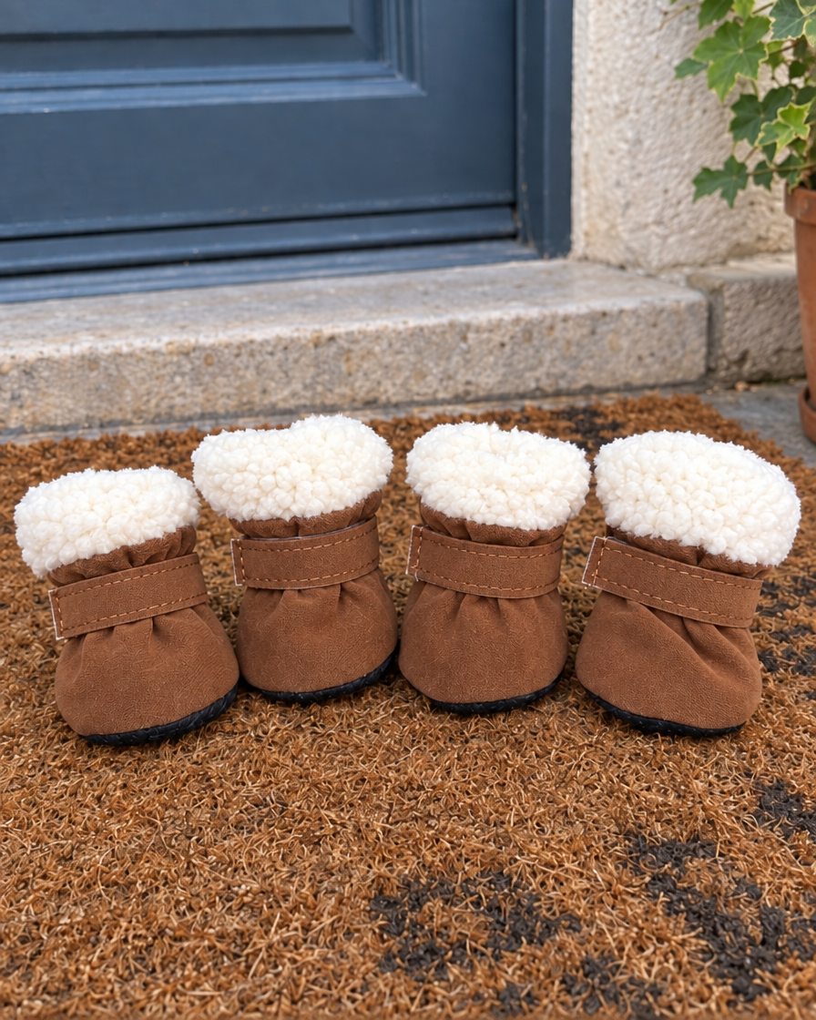 Bottines Polaires Neige (x4) – coloris Marron