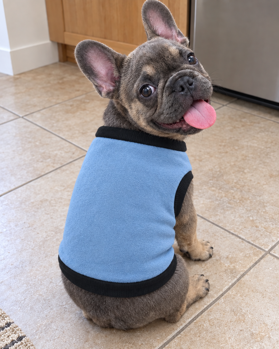 Gilet Polaire Petit Malin – coloris Bleu