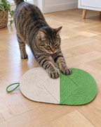Tapis Griffoir Sisal Galet – coloris Vert
