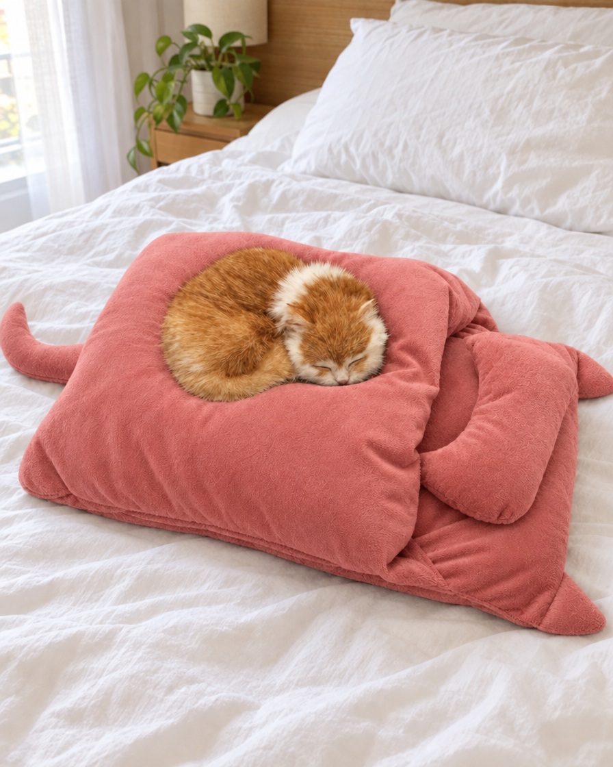 Sac de Couchage Cachette Velours – coloris Rose