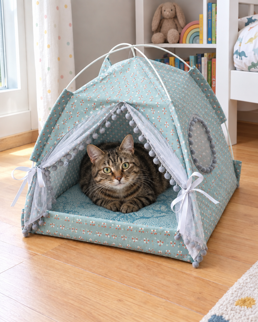 Tente Cabane Petit Camp – coloris Vert foncé