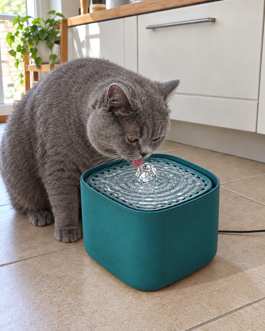 Fontaine à Eau Oasis 3 L – coloris Vert paon