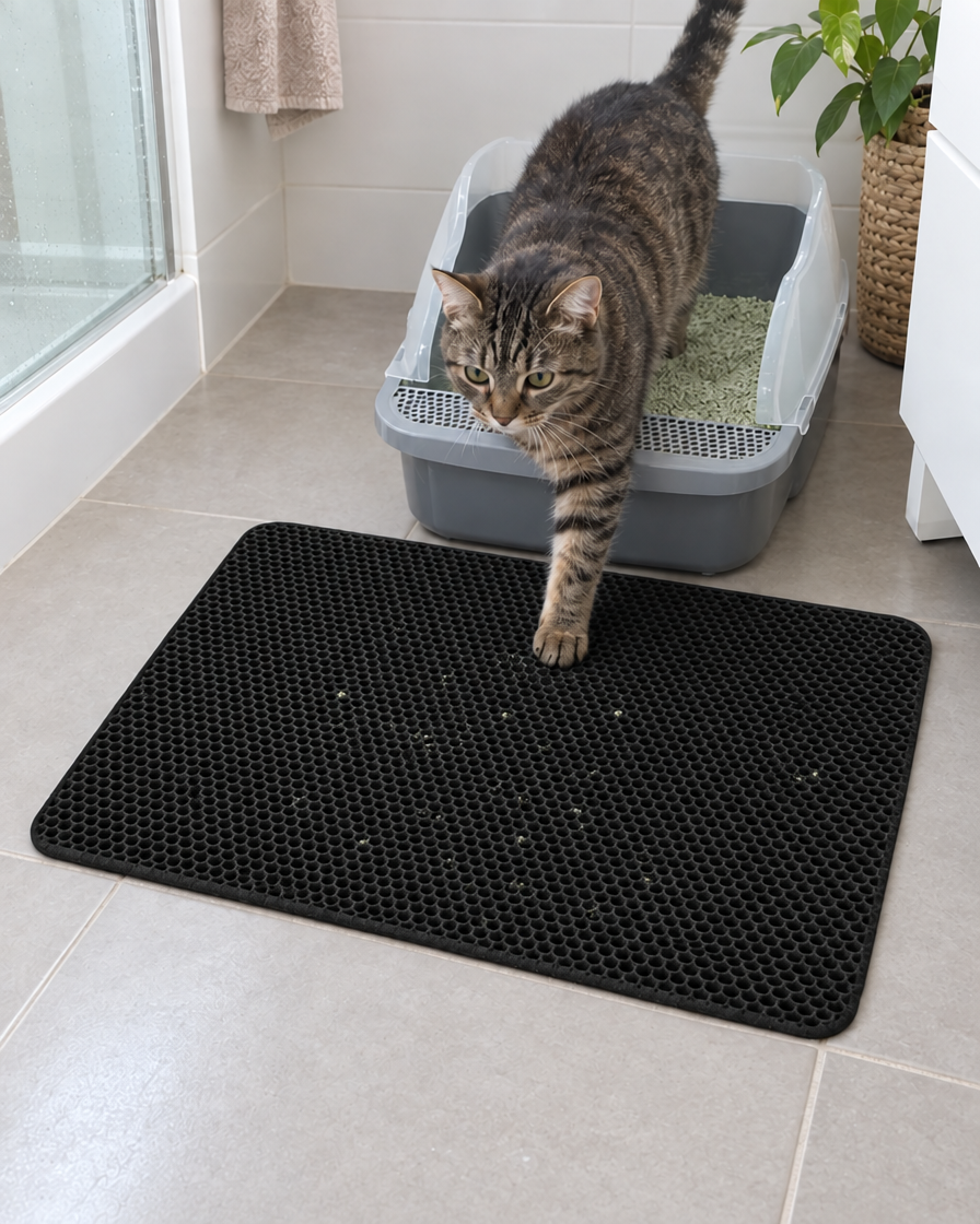 Tapis Litière Piège-Grains – coloris Noir