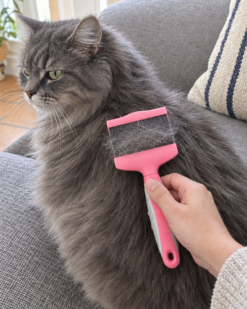 Brosse Carde Douceur – coloris Rose