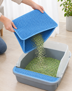 Tapis Litière Piège-Grains – coloris Bleu