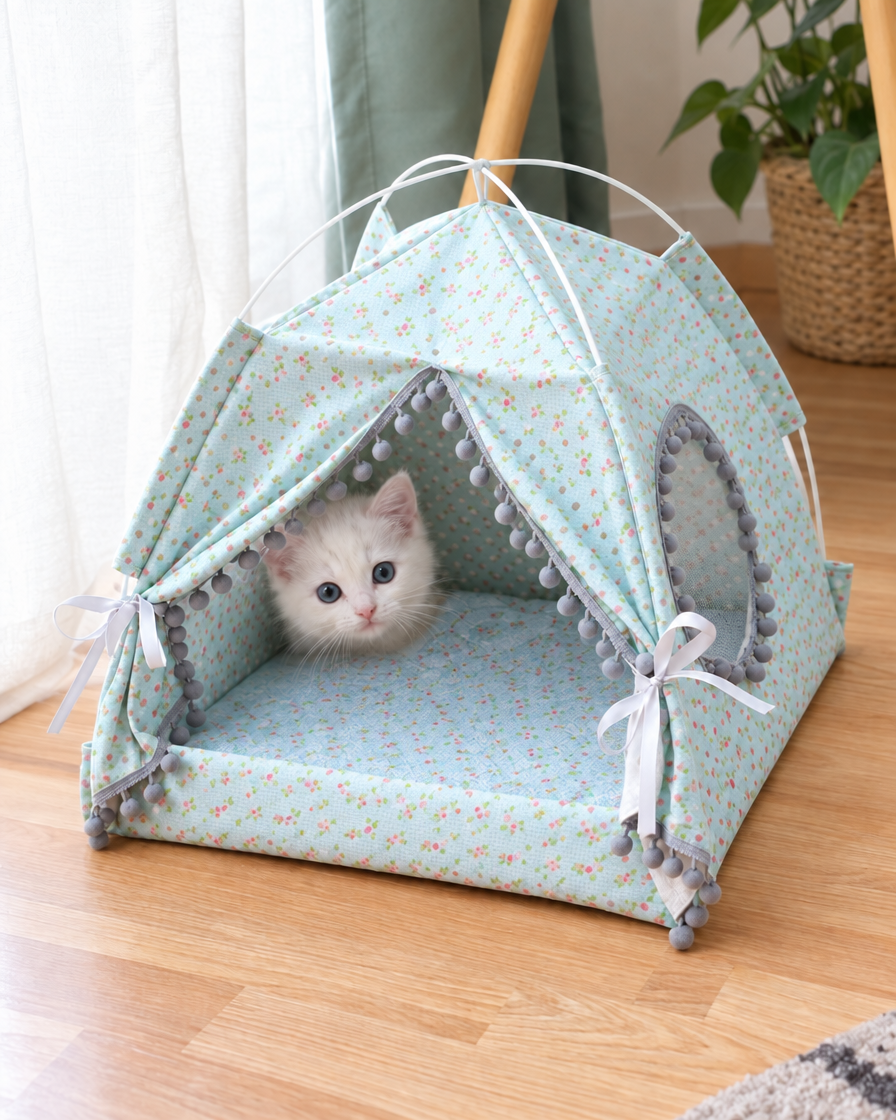 Tente Cabane Petit Camp – coloris Vert clair