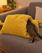 Sac de Couchage Cachette Velours – coloris Jaune