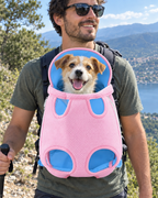 Porte-Bébé Ventral Pattes Libres – coloris Rose & bleu