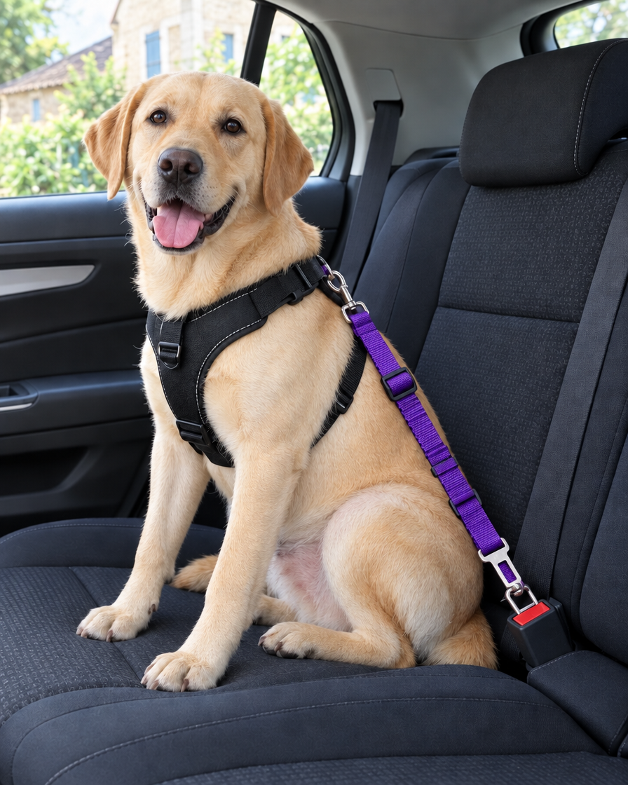 Attache Ceinture Voiture Sécurité – coloris Violet