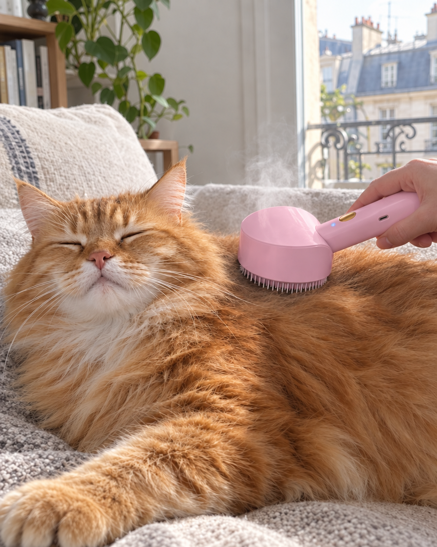 Brosse Vapeur Brume Douce – coloris Rose