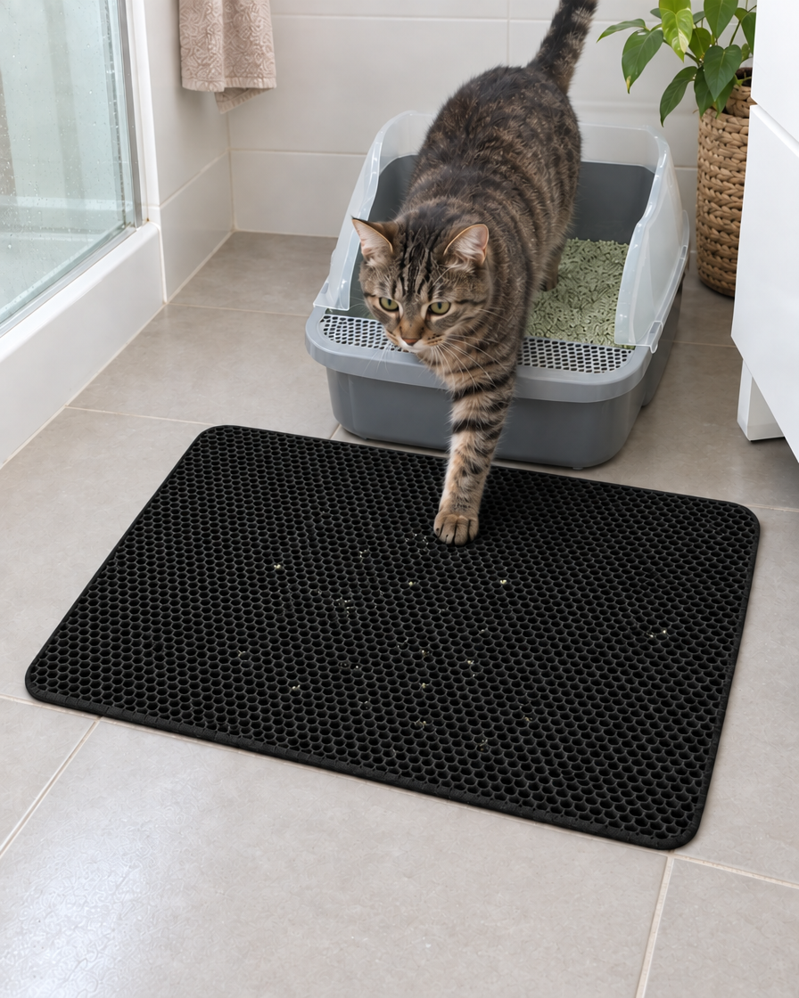 Tapis Litière Piège-Grains – coloris Noir