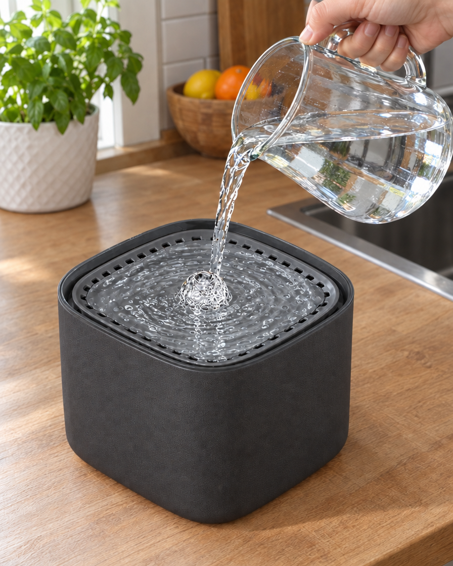 Fontaine à Eau Oasis 3 L – coloris Gris fumé