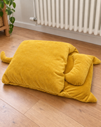 Sac de Couchage Cachette Velours – coloris Jaune