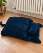 Sac de Couchage Cachette Velours – coloris Bleu