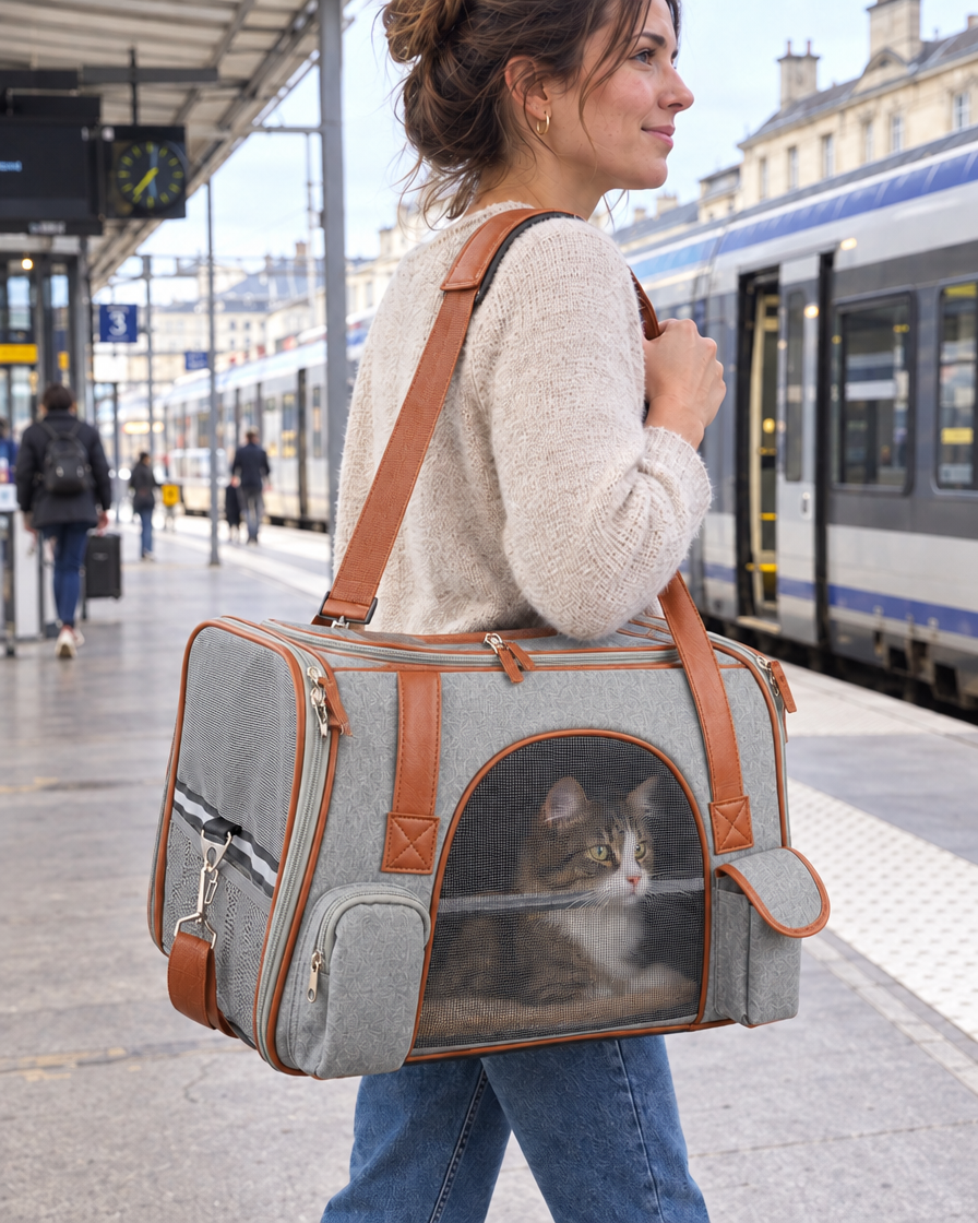 Sac de Transport Cocon Voyage – coloris Gris clair