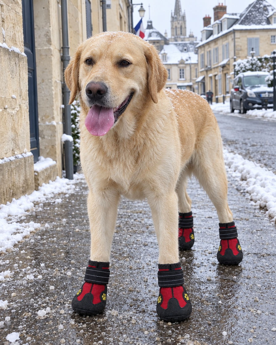 Bottes Caoutchouc Flaques (x4) – coloris Rouge